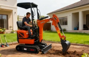 Efficient and environmentally friendly small excavator 4