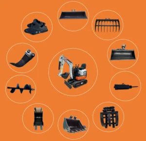 Efficient and environmentally friendly small excavator 5