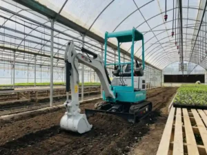 The role of mini excavators in greenhouse cultivation 2