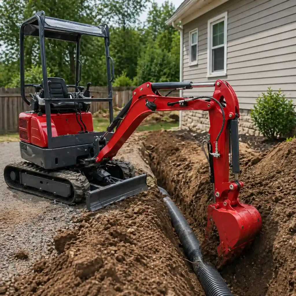 best-mini-excavator-for-trenching-work