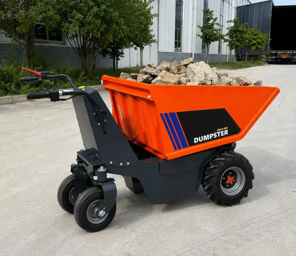 electric-mini-dumper-for-warehouse-material-transport