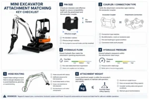 mini-excavator-attachment-compatibility-checklist-infographic